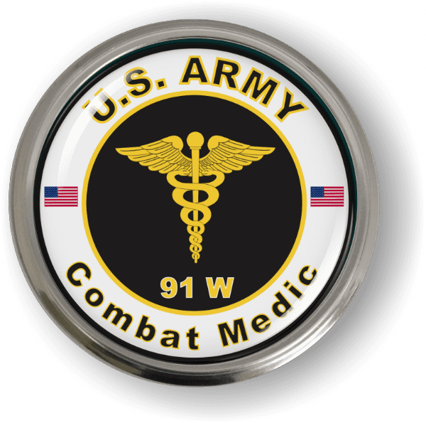 U.S. Army Combat Medic 3D Emblem